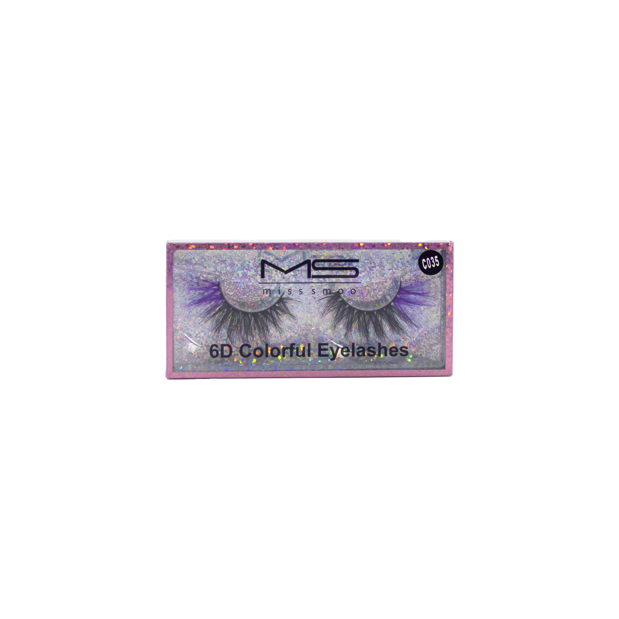 Miss Smoo 6D colourful eyelashes C035