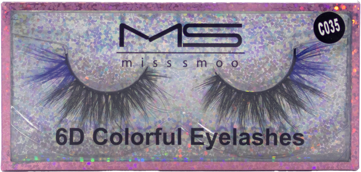 Miss Smoo 6D colourful eyelashes C035