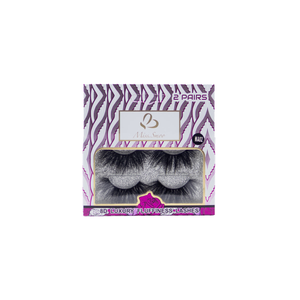 Miss Smoo 2 Pairs 8D luxury fluffiness lashes MA02