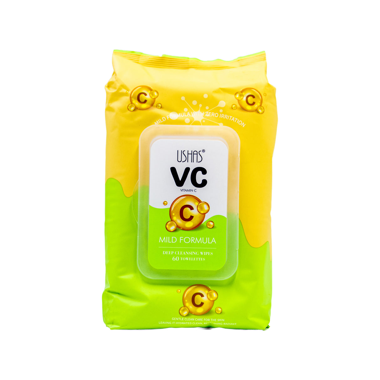 Ushas Vitamin C Deep cleaning wipes
