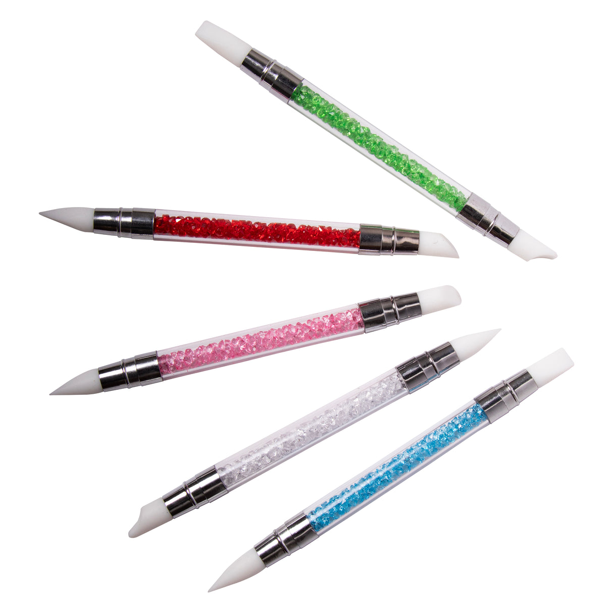 2 Way Rhinestone Crystal Nail Art Brush