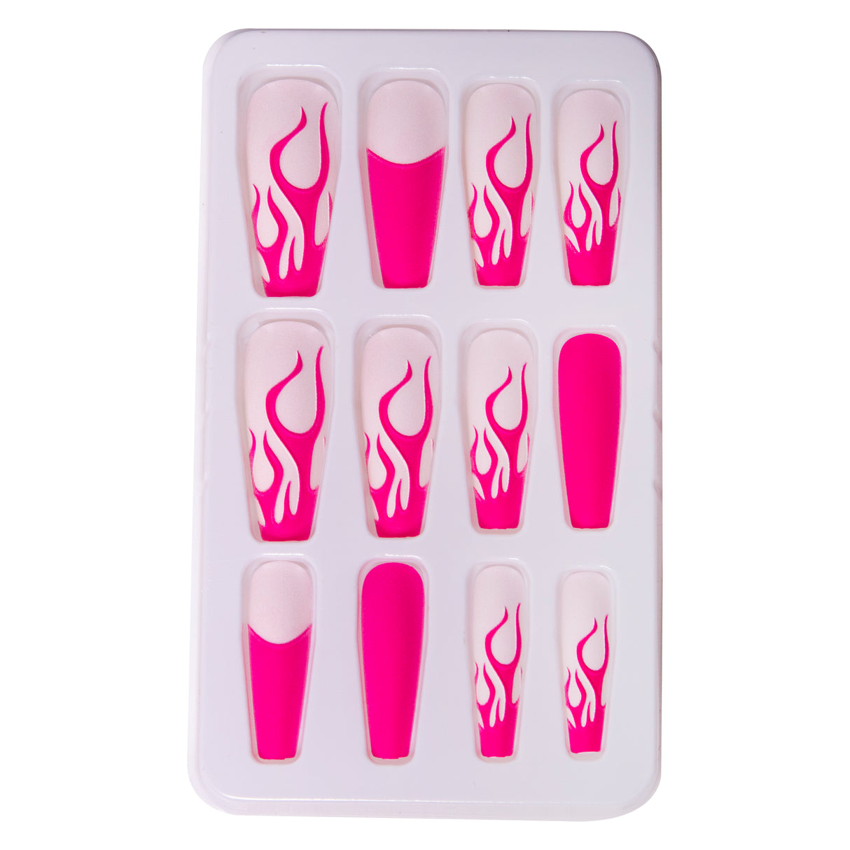 24 piece Miss Smoo dark and light pink nails