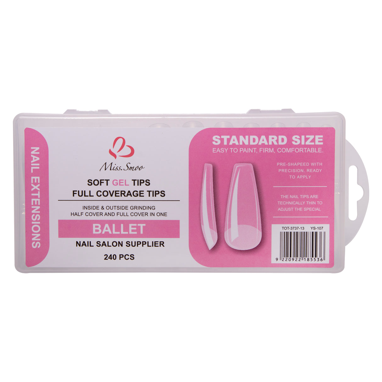 240 Pcs Full Coverage Tips