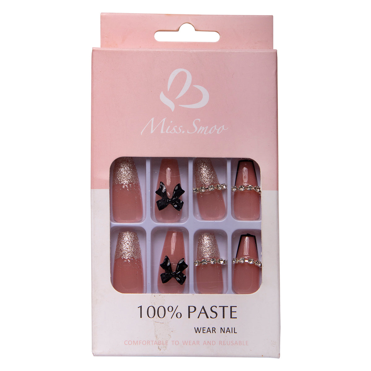 24 pcs  miss smoo stick on nails