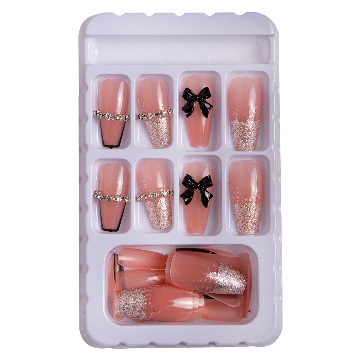 24 pcs  miss smoo stick on nails