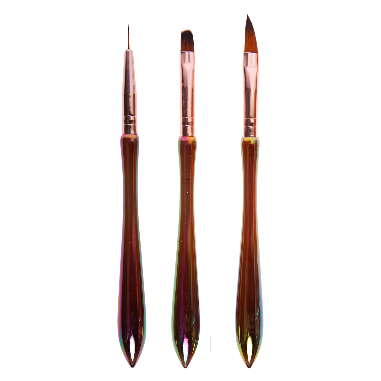 3 Piece Nail Art Brushes