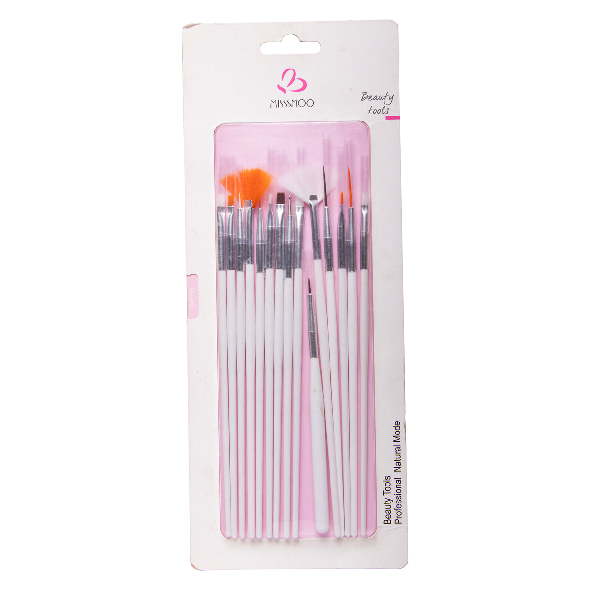 15 Piece Miss Smoo Nail Brushes