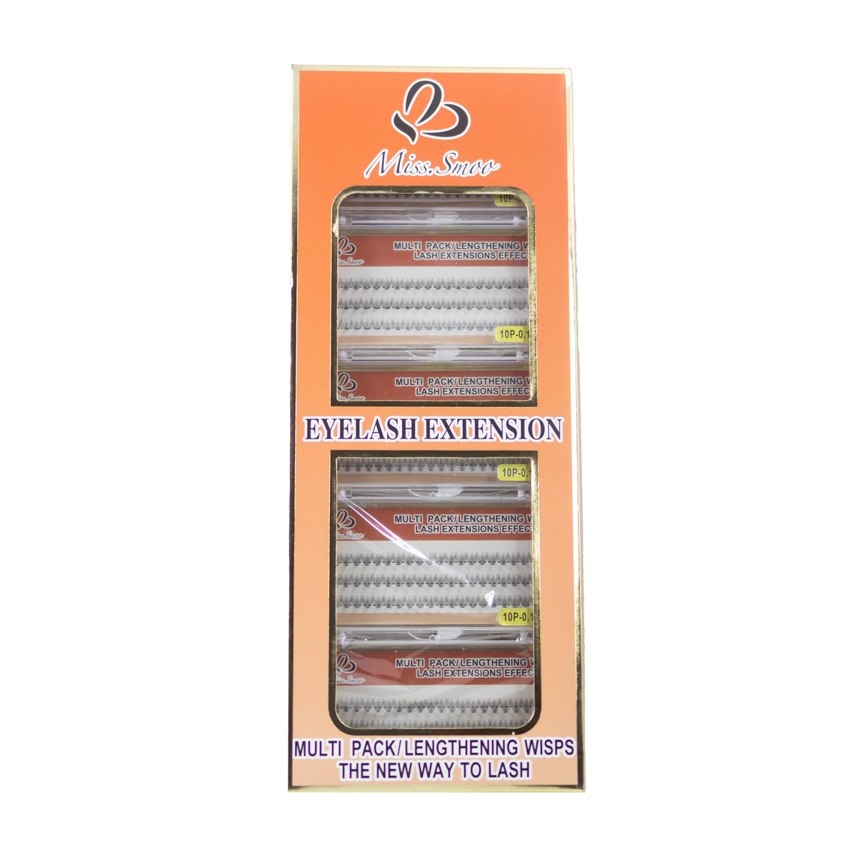 Miss Smoo Multi pack/ lengthening wisps lash extensions effect 10P-0.1-D-8mm
