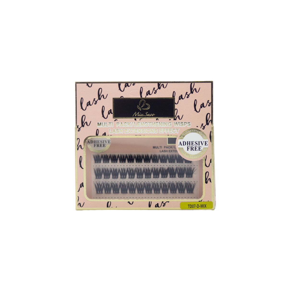 Miss Smoo multi pack/ lengthening wisps lash extensions effects