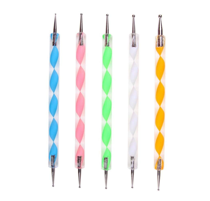 5pcs Sticks Double Sided Multi Functional Dotting Pen