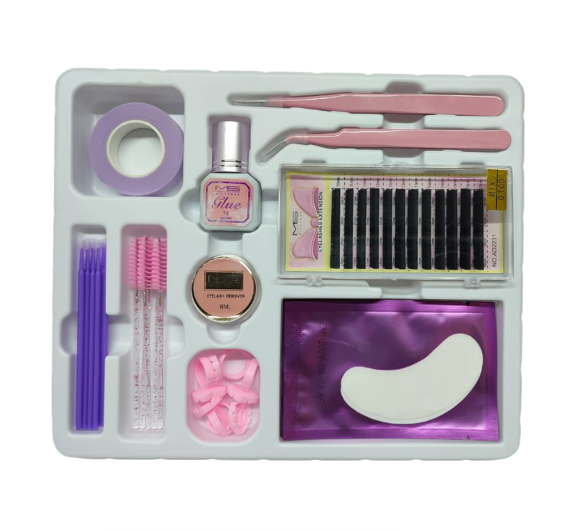 Eyelash Extension Practise Kit 31pcs for Beginner Makeup Training