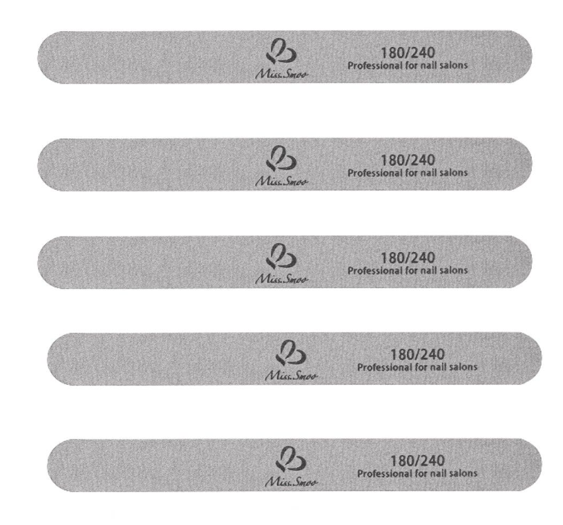 Fine Sand Nail File 5 Pieces