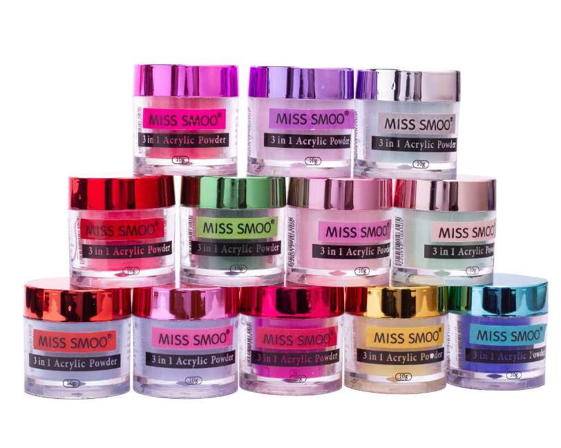 12 pcs 10g acrylic powder set