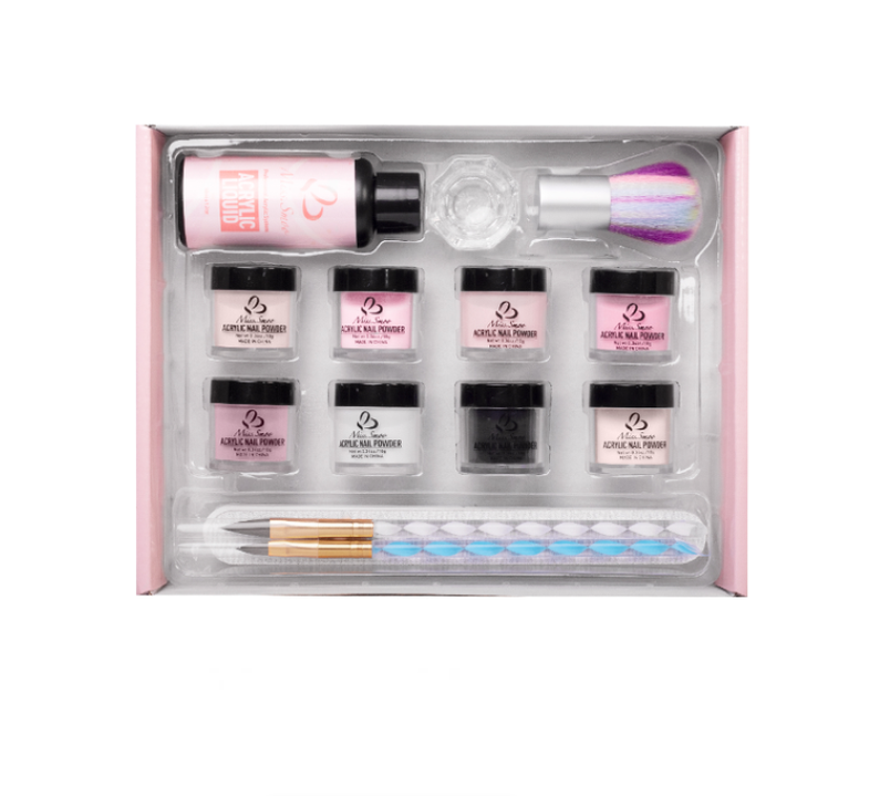 16 pcs Acrylic Nail Mini Kit Combo