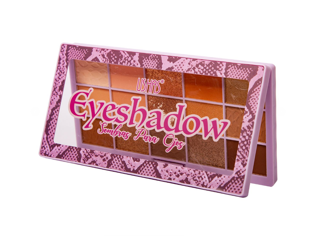 15 Colours Eyeshadow Shades of Brown