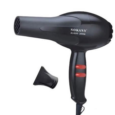 Sokany - Professional 2000W Hair Dryer and Concentrator Attachment