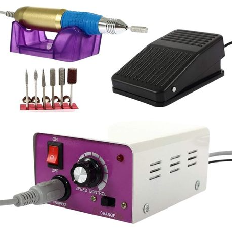 Electric Manicure And Pedicure Nail Drill Set With Foot Pedal -MM-25000