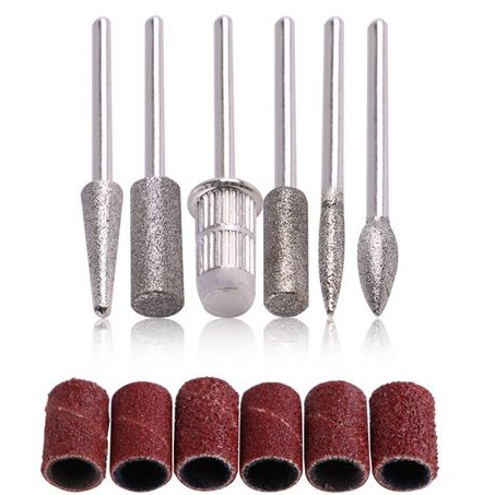 FI- New Drill Bits/Sander (Only) Set : 12 Pieces