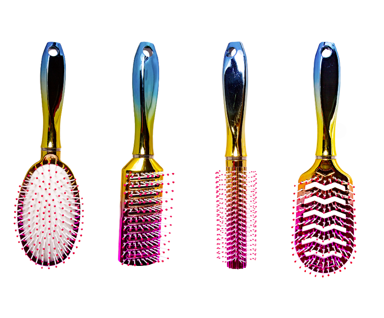 4 Pieces Detangling Hairbrush and Comb Set