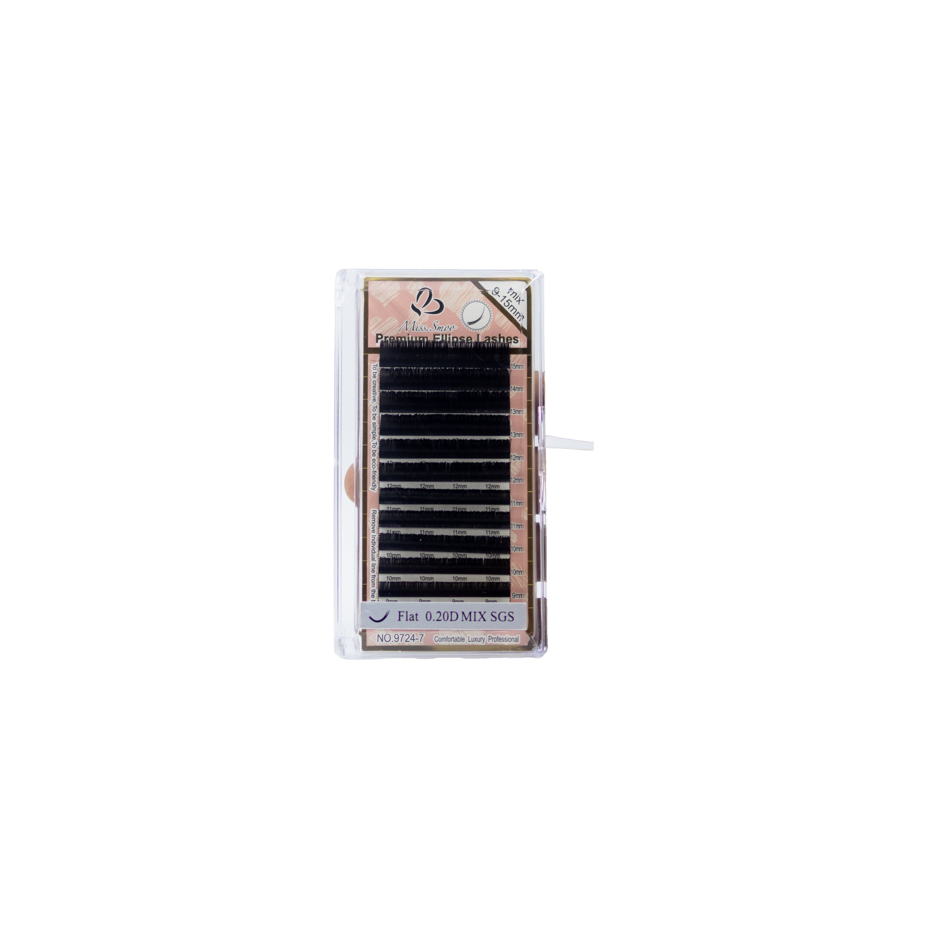 Miss Smoo Flat 0.20D MIX SGS 9-15MM MIX Individual lashes