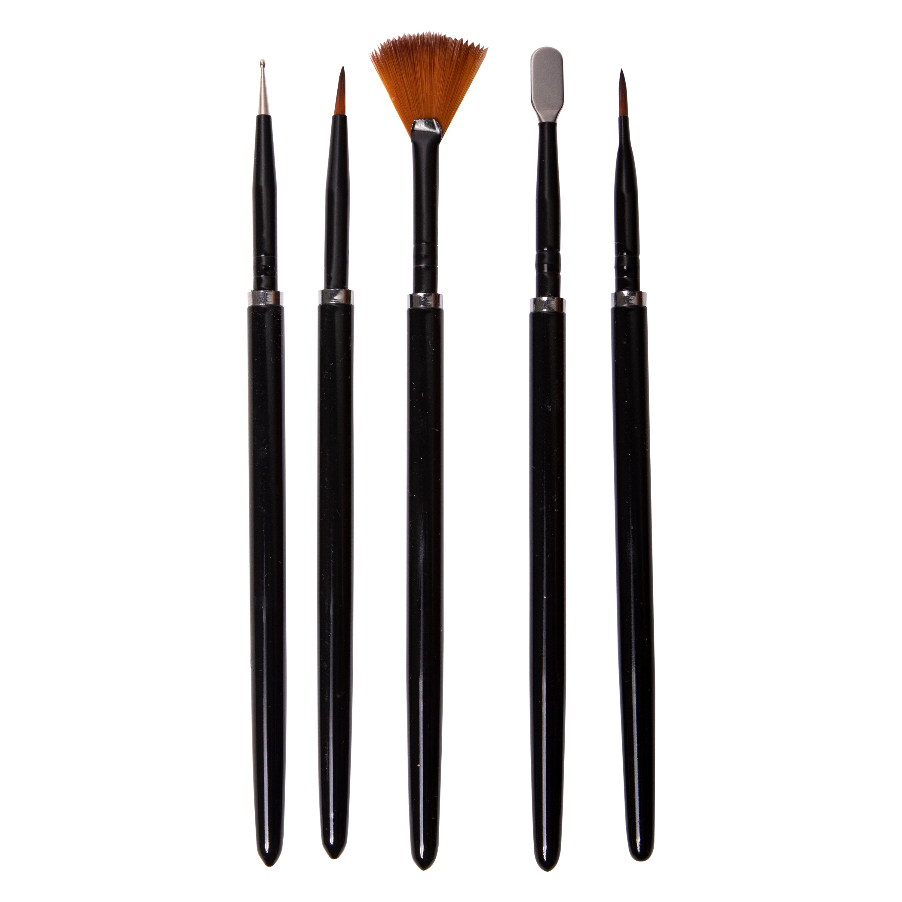 5 Pcs Miss Smoo Nail Brushes
