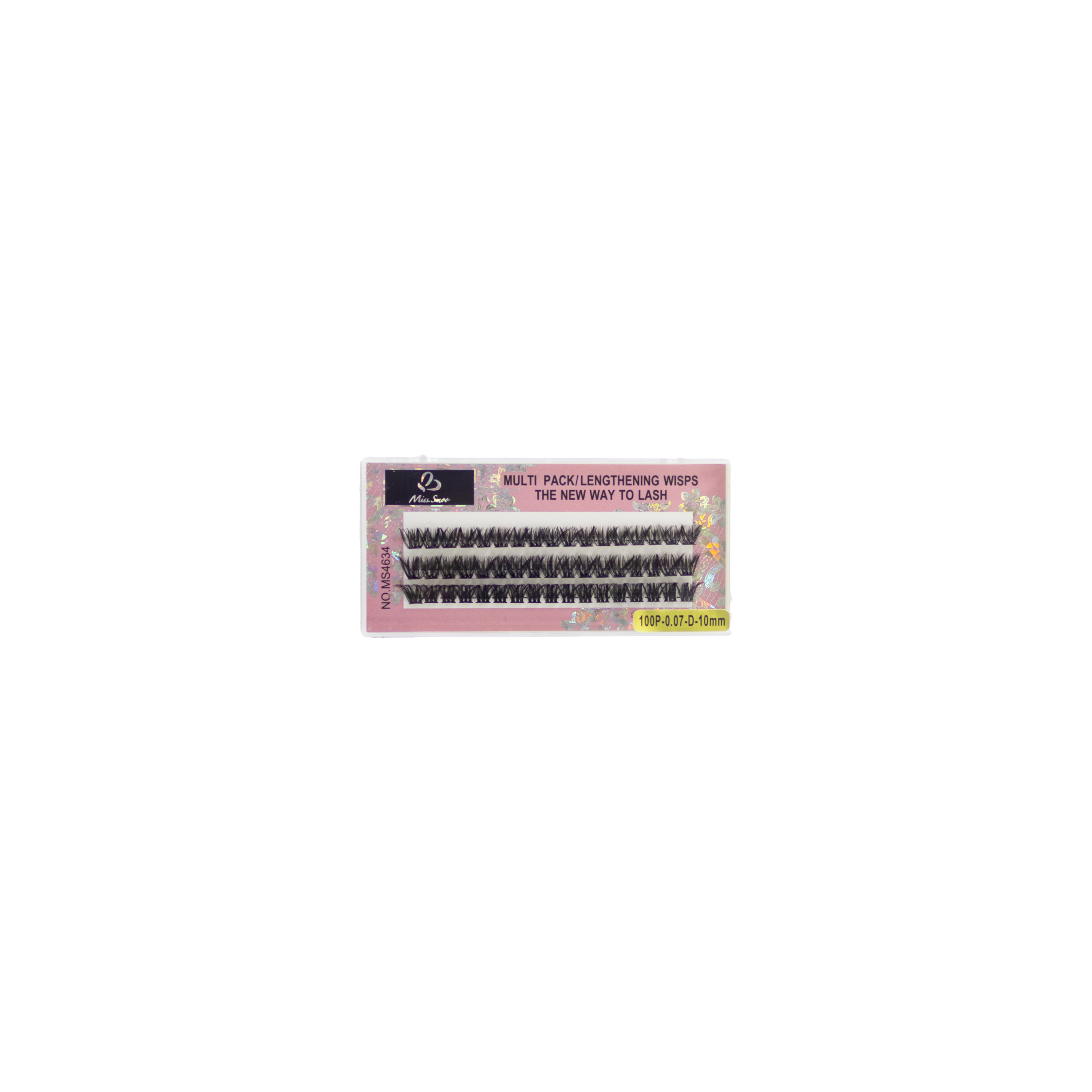 Miss Smoo multipack/lengthening wisps lash extensions 100P-0.07-D10mm