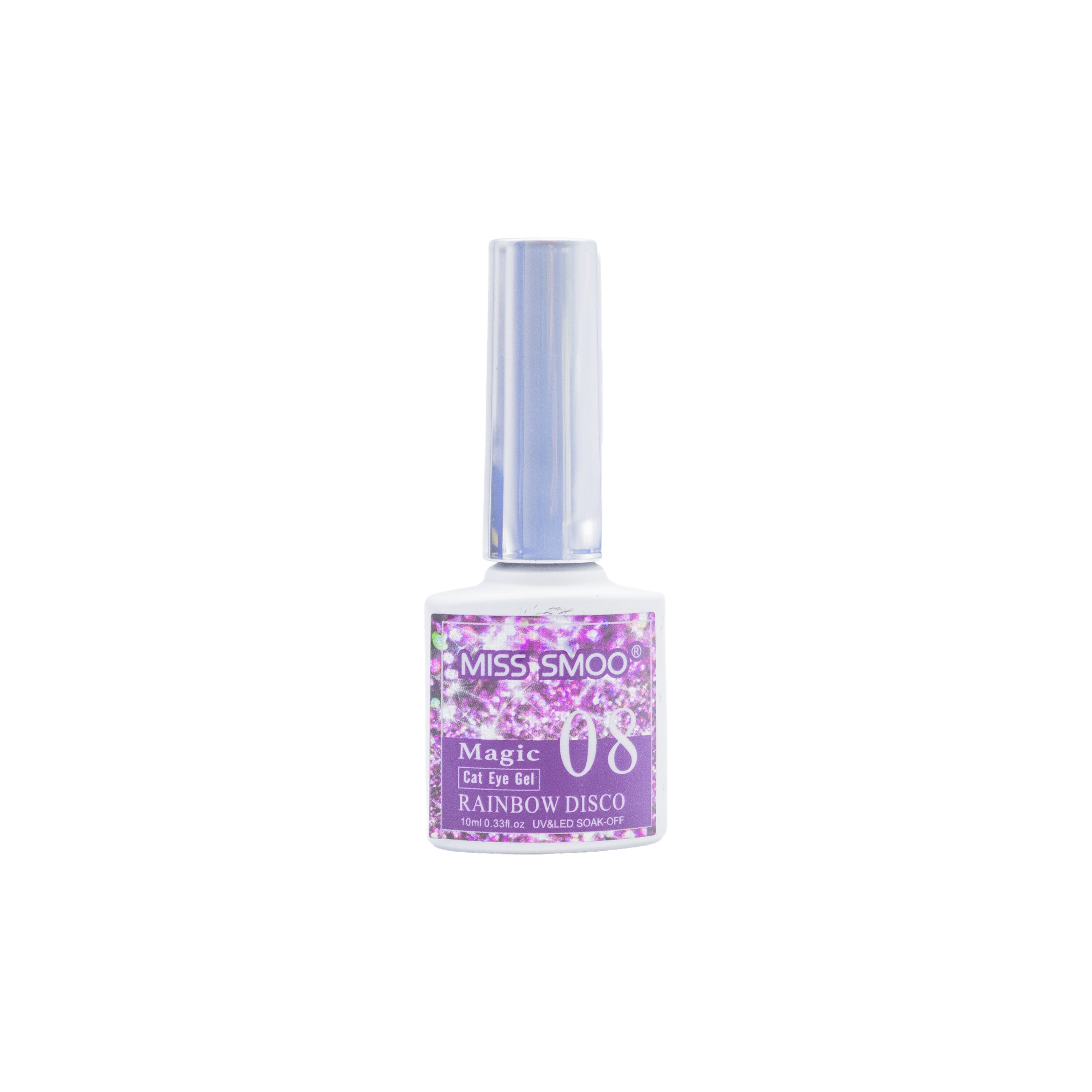 Miss Smoo Magic Rainbow Disco Gel Polish